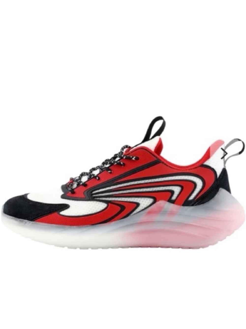 Mazino Krypton Sneakers Black, Red and White Mens Size 11